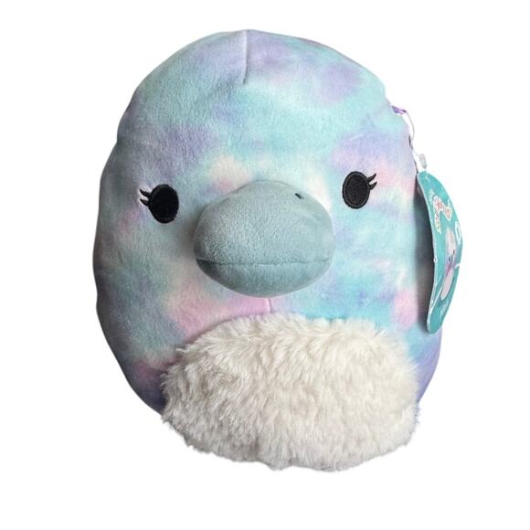 New‎ With Tags Mitch The Platypus 8" Squishmallow Plush Tye Dye - Picture 1 of 7